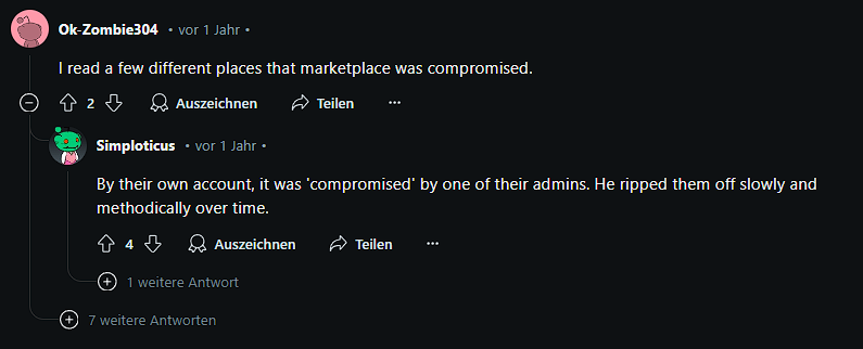 Interne Differenzen auf dem Darknet-Marktplatz führten zu Darknet-Razzia